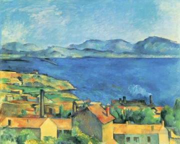 El golfo de Marsella visto desde LEstaque 1885 Paul Cezanne Beach Pinturas al óleo
